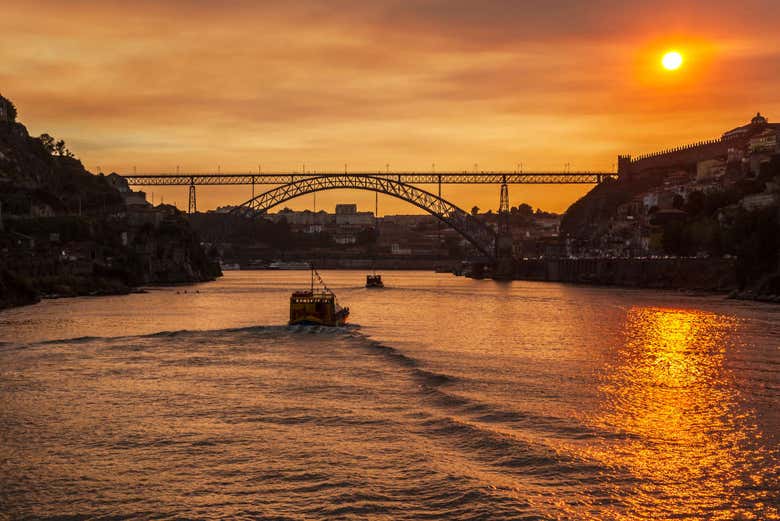 Entardecer no Porto