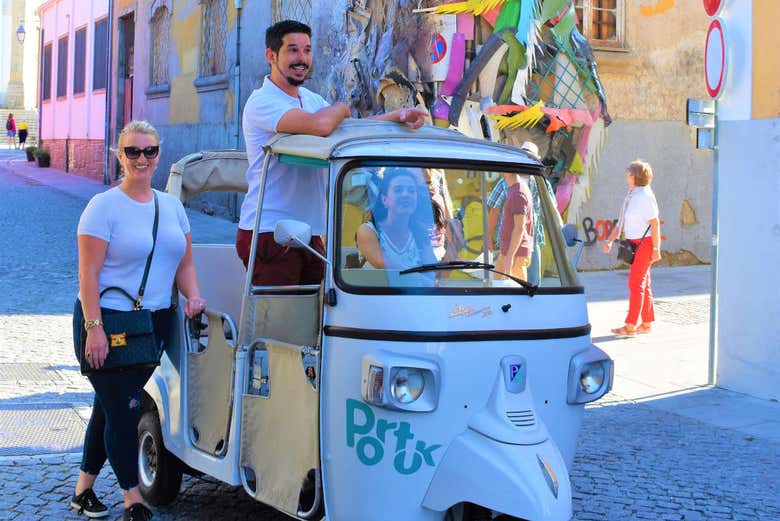 Diversão de tuk tuk