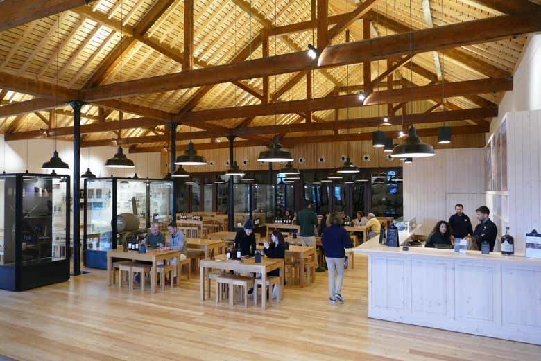 Sala de degustação da adega Graham's